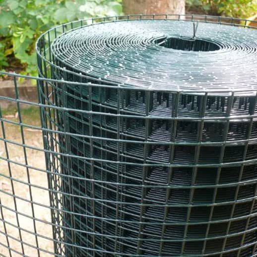 JHARIYA MS WELDMESH Wire Garden Fencing Iron net Jali Metal (Height 4FEET/Length 50 FEET) (Box Size 1''x1'') - Back View