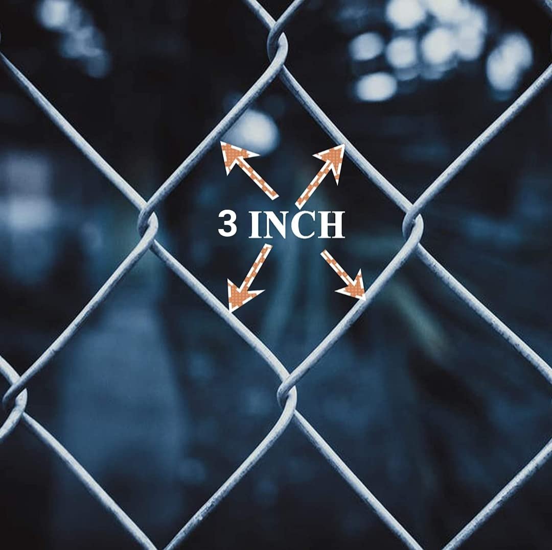 Fencing Chain Link net for Fencing mesh Fenceing Wire Height 4 feet Bundle Length: 50 feet Diameter:2.6 mm Size 3"x3" inches Ideal for Fencing (12 Gauge Wire)